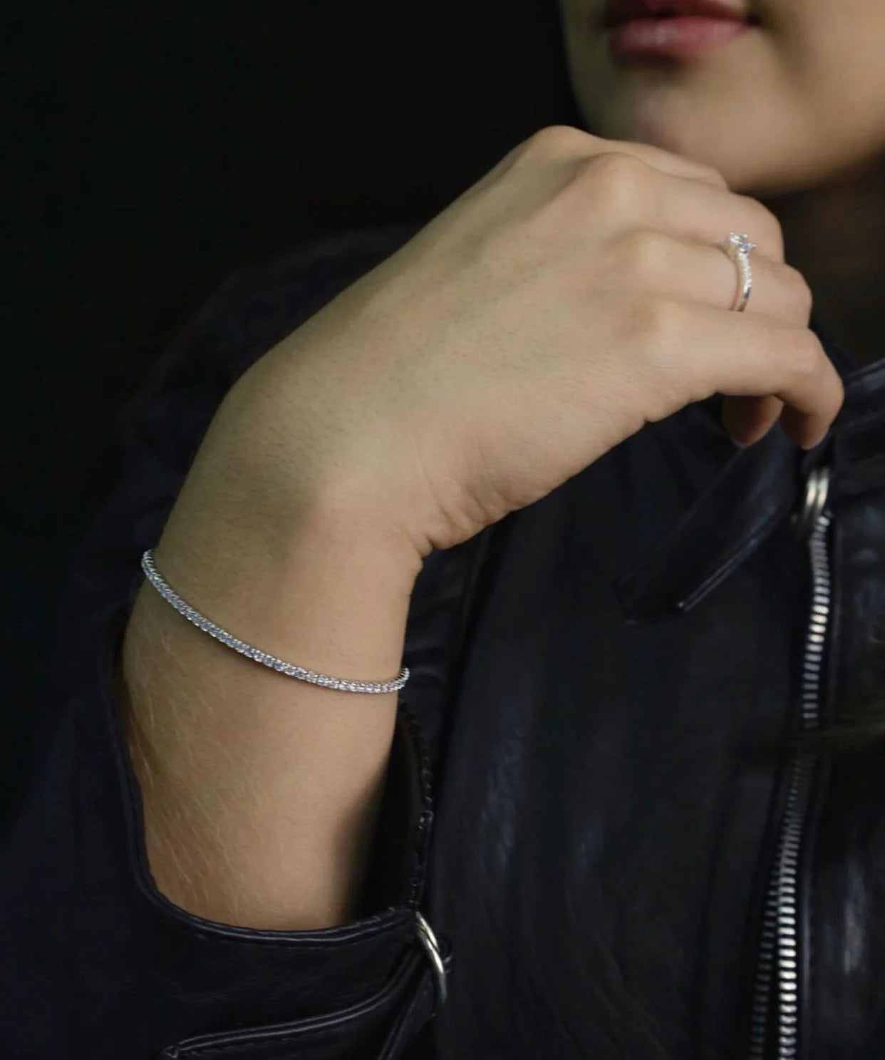Pulsera Tenis en Plata 925