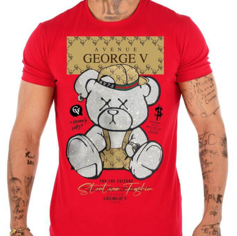 George V Red Gucci Style