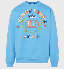 Embroidered 10 Year Blue Crewneck